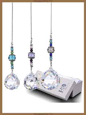 Gifts for Mom Who Don’t Want Anything (20 Best Thoughtful Gift Ideas) 10 Clear Crystal Prism Ball Rainbow Maker Window Prisms