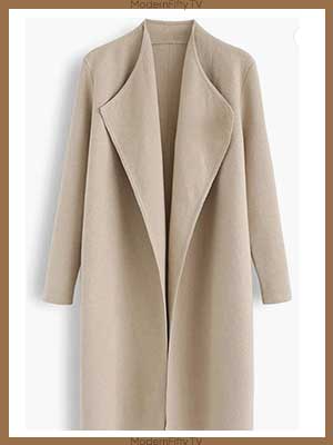 Gifts for Mom Who Don’t Want Anything (20 Best Thoughtful Gift Ideas) 14 Open Front Knit Coat Cardigan