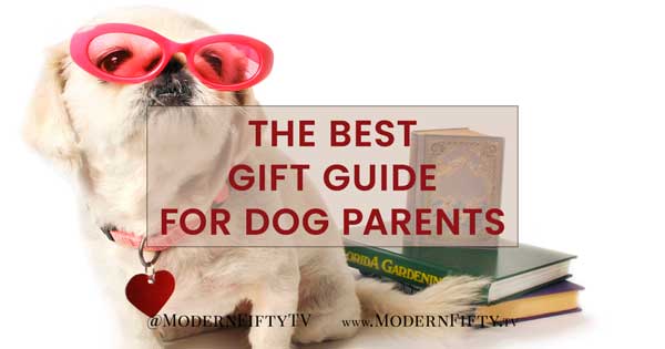 30+ Cute Gift Ideas for the Dog Lovers 1 cute dog with blog post title Gift Guides for the Dog Lovers