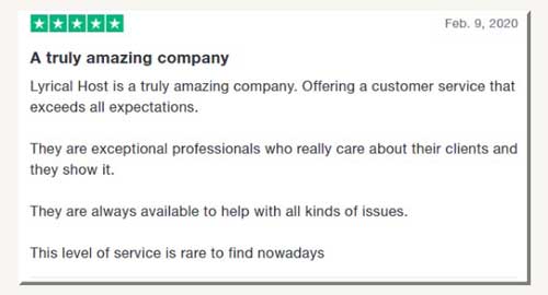 Lyrical Hosting Review: Best WordPress Hosting for Beauty Blogger 7 Lyrical Host a trully amazing company