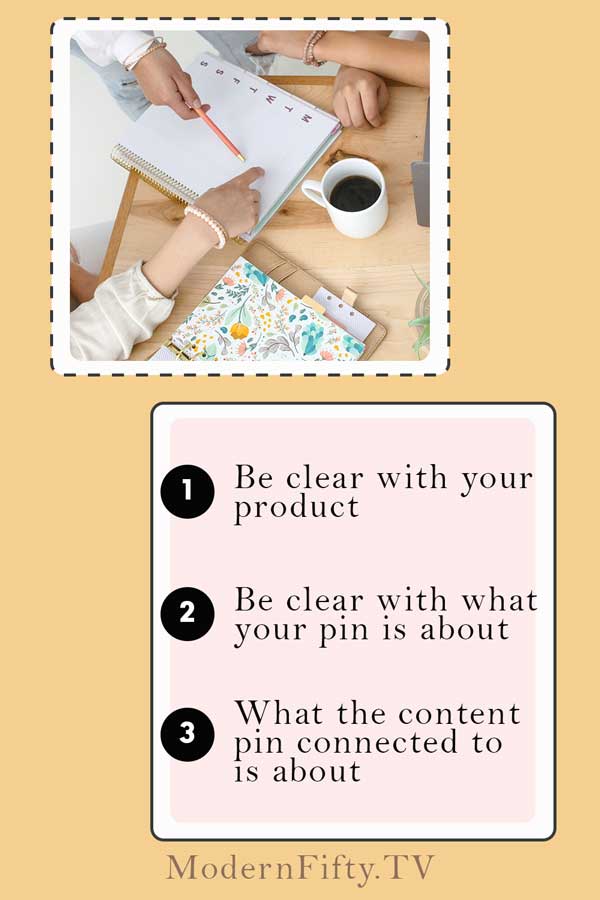 Step by step guide to optimizing your Pinterest account to increase traffic to your business and improving your Pinterest business strategy.