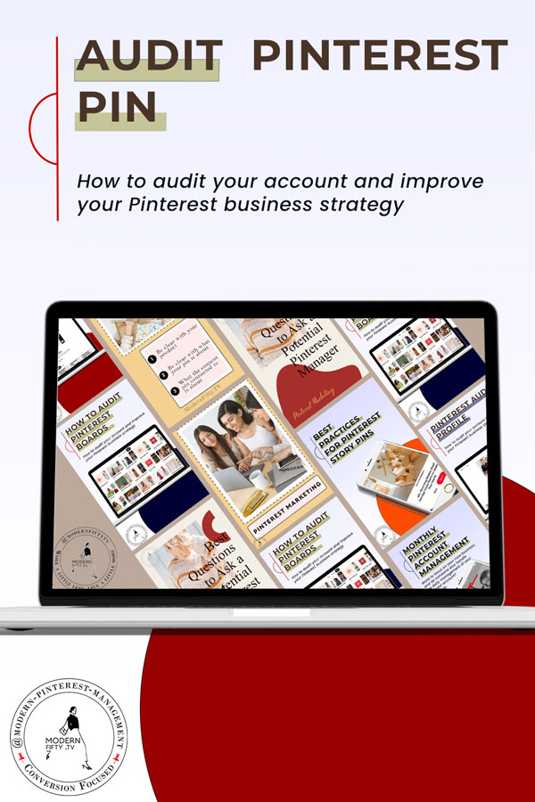 Optimize Pinterest pin. Step by step guide to optimizing your Pinterest account to increase traffic to your business and improving your Pinterest business strategy.