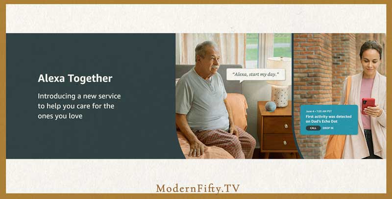 screen shot from amazon echo product website