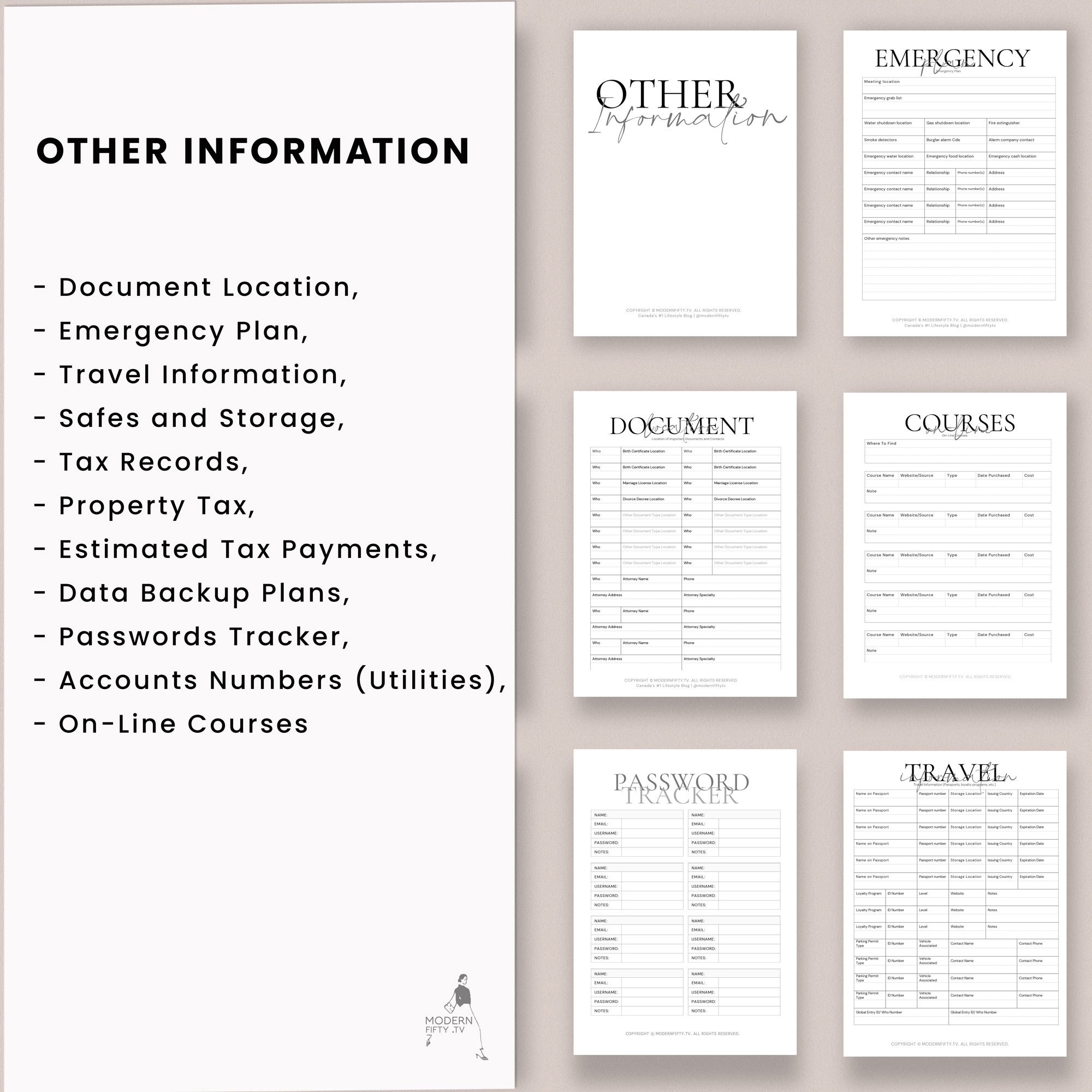 Personal Affairs Binder 3 slide 4 Personal Affairs Binder