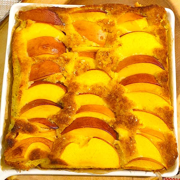 Low Carb Peach Slab Pie - KETO 4 Low Carb Peach Slab Pie - KETO 2