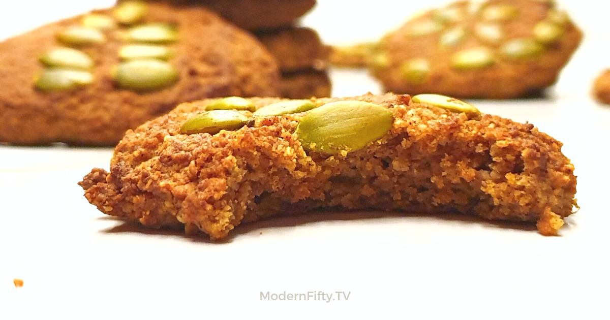photo of a bitten cookie
