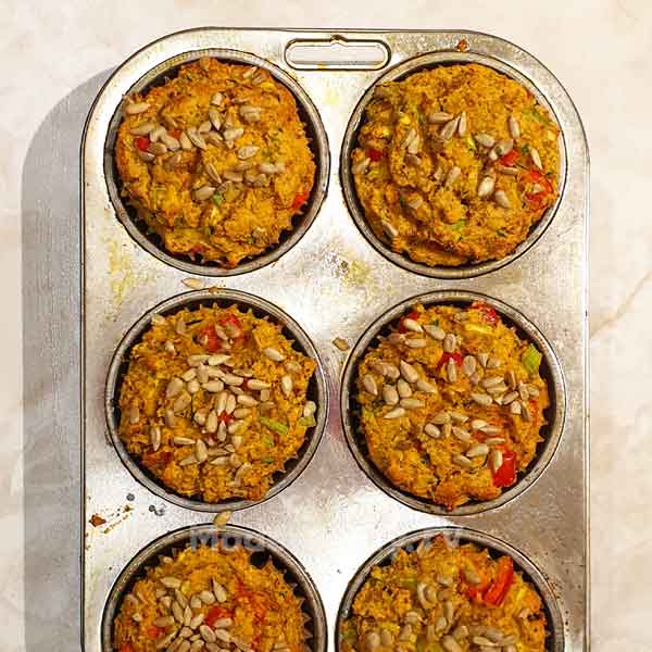 Low Carb Savory Zucchini Muffins - KETO 8 Low Carb Savory Zucchini Muffins - KETO 2