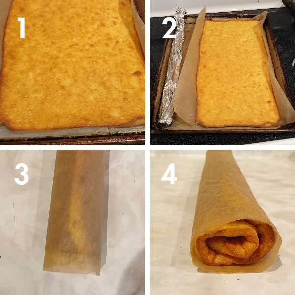Bake until the cake is set