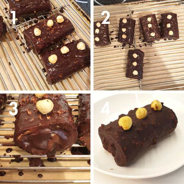 Healthy Low-Carb Ferrero Rocher Roll Pastry Recipe - No Flour Needed! 6