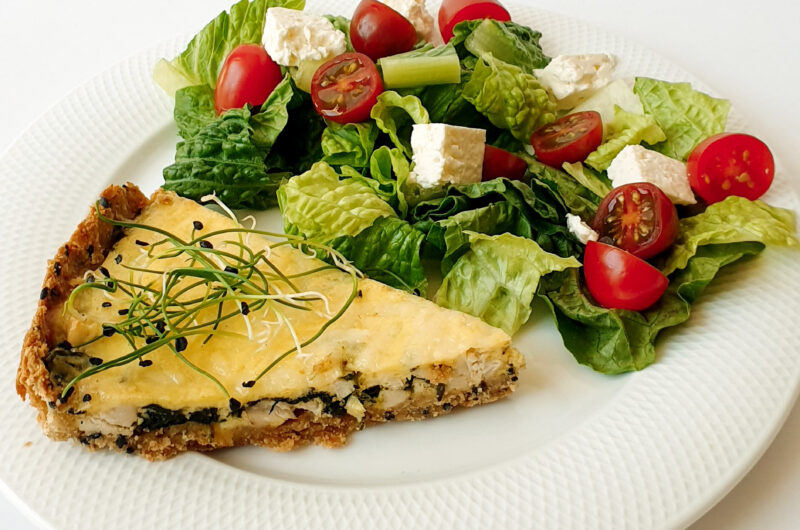 Easy Keto Spinach and Rotisserie Chicken Filling Pie Recipe 5 Easy Keto Spinach and Rotisserie Chicken Filling Pie Recipe