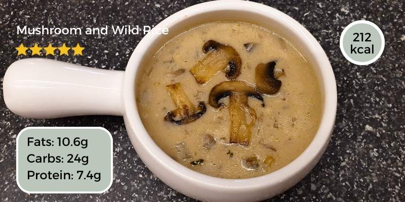 10+ Delicious Low-Carb Soup Recipes for Weight Loss 3 Mushroom and wild rice soup in a bowl