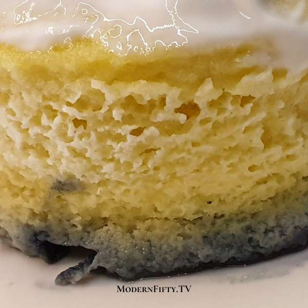 The Best Easy Keto Blueberry Sour Cream Muffin in a Mug 13 Keto Blueberry Sour Cream Muffin up-close